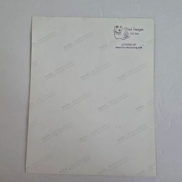 Jerry Garcia Licensed Photo By Rob Cohn Grateful Dead Merchandise 8x10 Kodak Pap - Picture 2 of 16